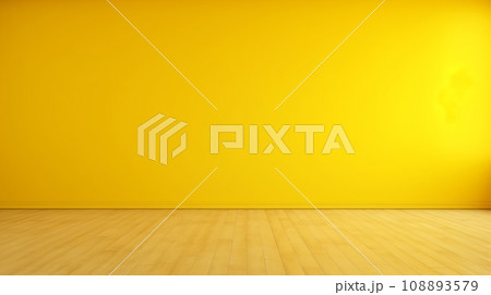 全て黄色い部屋の背景：AI作品 108893579