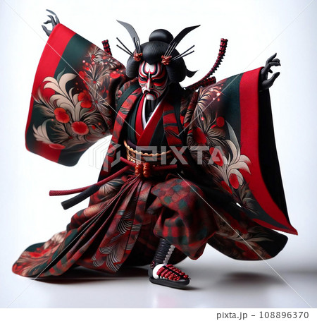 見得を切る歌舞伎-Generative AI 見得を切る歌舞伎-Generative AI 108896370