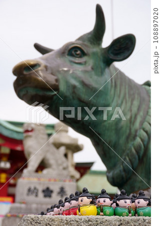 名古屋三大天神～上野天満宮　撫で牛6 108897020