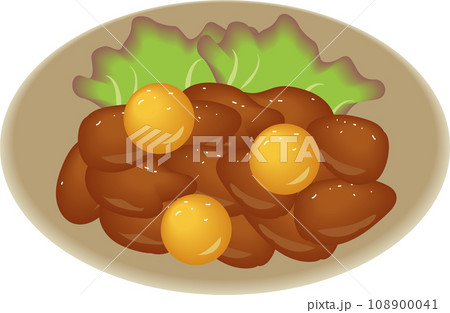 鶏もつ煮のイラスト素材 [108900041] - PIXTA