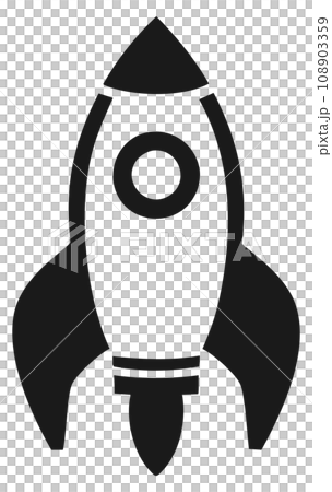 火箭圖示黑色 108903359