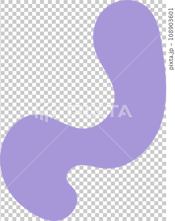 Set of abstract decorative shapes, fastel colors. 108903601