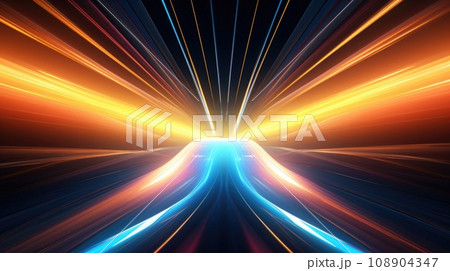 Vibrant and abstract, this neon background adds a burst of electrifying color Vibrant and abstract, this neon background adds a burst of electrifying color 108904347