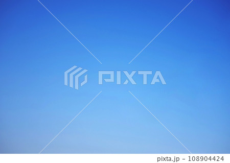 Beautiful clear Blue sky background. Copy space 108904424