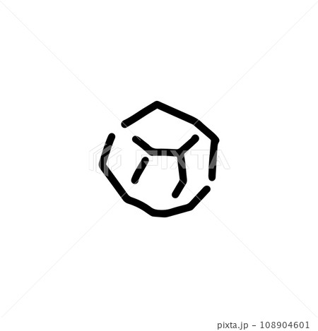 石のイメージアイコン 108904601