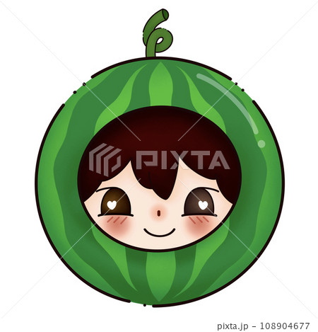 Baby boy with Watermelon 108904677