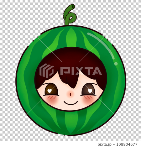 Baby boy with Watermelon 108904677