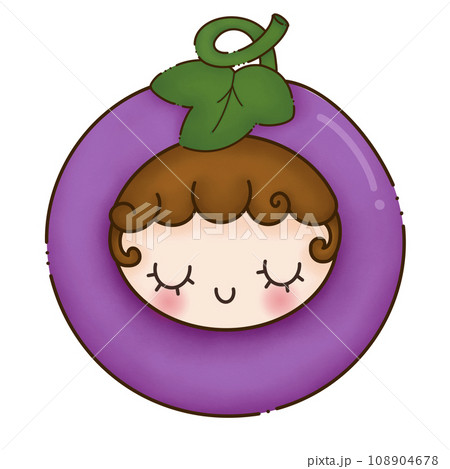 baby with grape 108904678