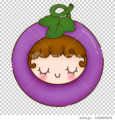 baby with grape 108904678