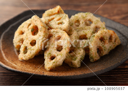 蓮根の磯辺揚げ 108905037