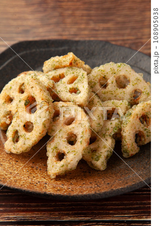 蓮根の磯辺揚げ 108905038