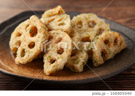 蓮根の磯辺揚げ 蓮根の磯辺揚げ 108905040