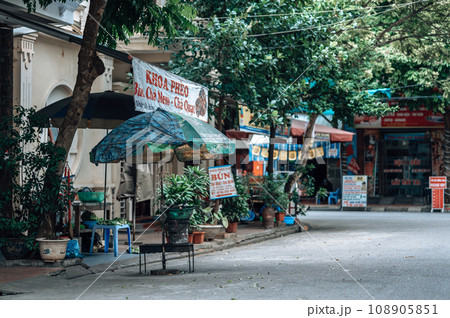 ハイフォンの住宅地風景 ハイフォンの住宅地風景 108905851