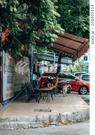 ベトナムの路上カフェ ベトナムの路上カフェ 108905854