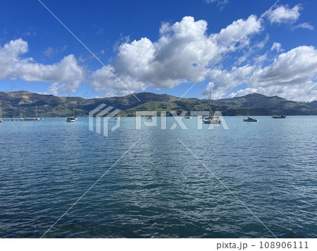 landscape in Akaroa, Christchurch, New Zealand landscape in Akaroa, Christchurch, New Zealand 108906111