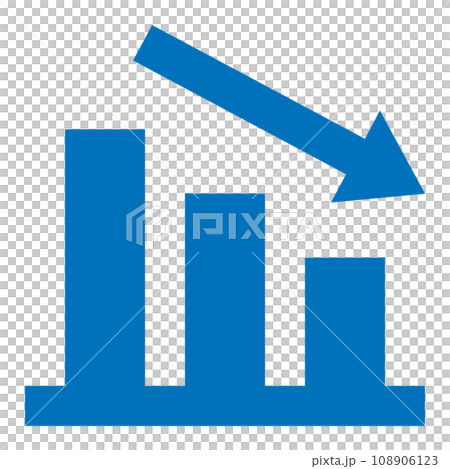 下降圖圖示藍色 108906123
