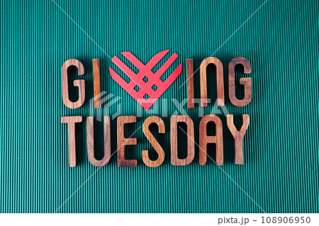 Giving tuesday. Charity, help and donation concept. 108906950