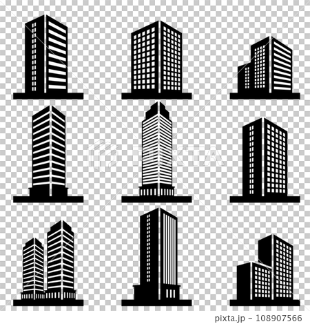 各種建築物的 3D 插圖集 108907566