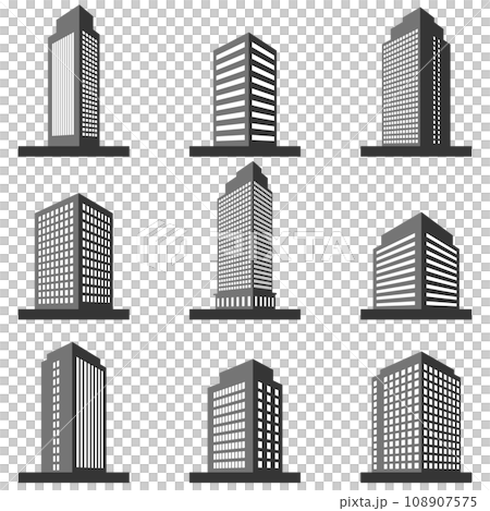 各種建築物的 3D 插圖集 108907575
