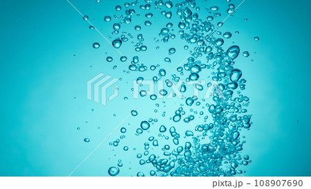 美しい水中の気泡の背景 美しい水中の気泡の背景 108907690