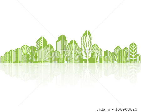 高層ビル　大都市　背景素材 108908825