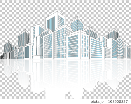 摩天大樓大城市背景素材 摩天大樓大城市背景素材 108908827