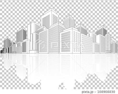 摩天大樓大城市背景素材 摩天大樓大城市背景素材 108908830