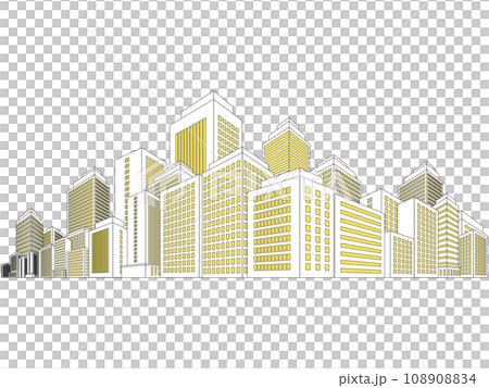 摩天大樓大城市背景素材 108908834