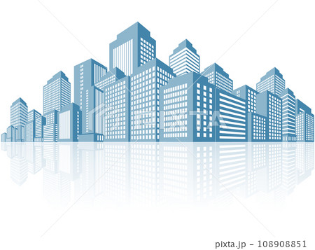 高層ビル 大都市 背景素材 高層ビル 大都市 背景素材 108908851