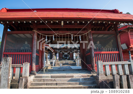 上野國一社八幡宮　隋神門　群馬県安中市 108910288