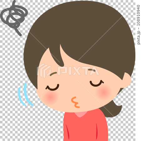 一個女人嘟著嘴低頭看 一個女人嘟著嘴低頭看 108910940