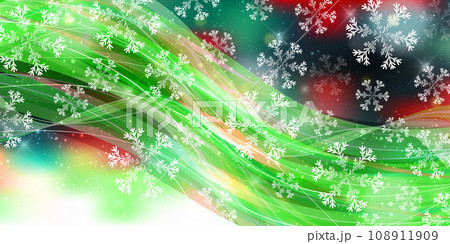 雪　クリスマス　冬　光　背景 108911909