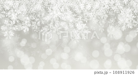 雪　クリスマス　冬　光　背景 108911926