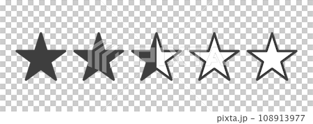 簡單的黑色2.5星標 108913977