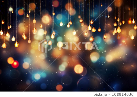 カラフルな光の玉ボケ AI生成画像 AI画像 カラフルな光の玉ボケ AI生成画像 AI画像 108914636