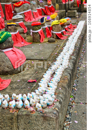 京都 紫雲山頂法寺 六角堂のお地蔵様と鳩みくじ(京都市中京区) 京都 紫雲山頂法寺 六角堂のお地蔵様と鳩みくじ(京都市中京区) 108914854