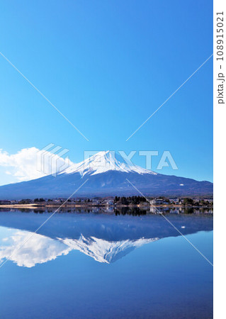 青空の逆さ富士 108915021