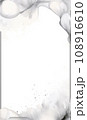 AI-generated content. Watercolor stylized frame in gray colors on a white background 108916610