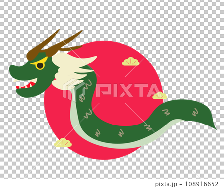 2024年の干支。辰年、竜。ベクターイラスト 2024年の干支。辰年、竜。ベクターイラスト 108916652