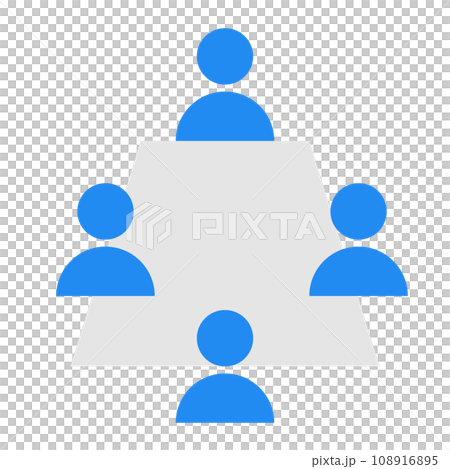 代表溝通、會議的顏色樣式圖標 代表溝通、會議的顏色樣式圖標 108916895