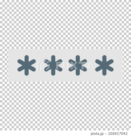 セキュリティ、パスワードを表すカラースタイルのアイコン 108917042