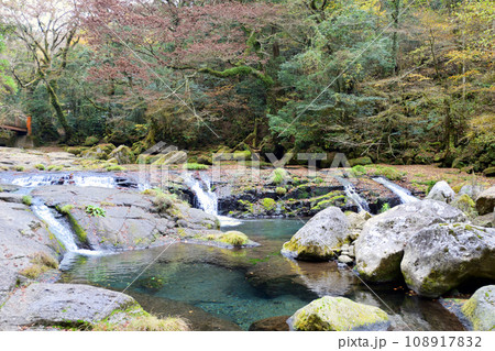 菊池渓谷 の紅葉 108917832