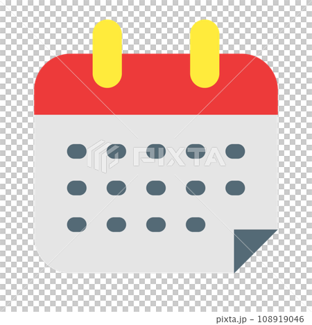 月、メモを表すカラースタイルのアイコン 108919046