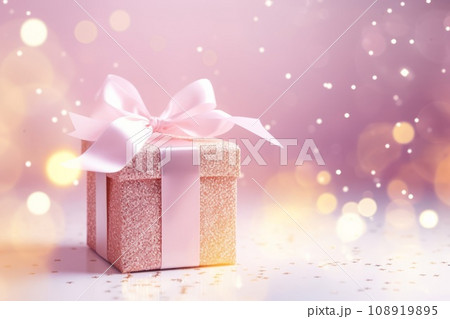 ピンクのプレゼント　AI生成画像　AI画像 108919895