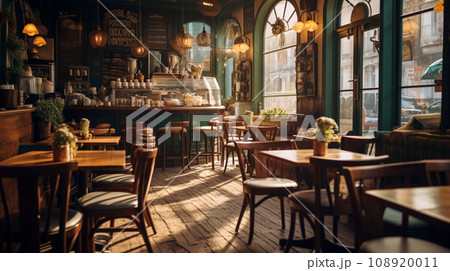 カフェの店内 カフェの店内 108920011