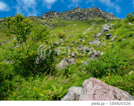 新中の湯ルートの焼岳登山 108920326