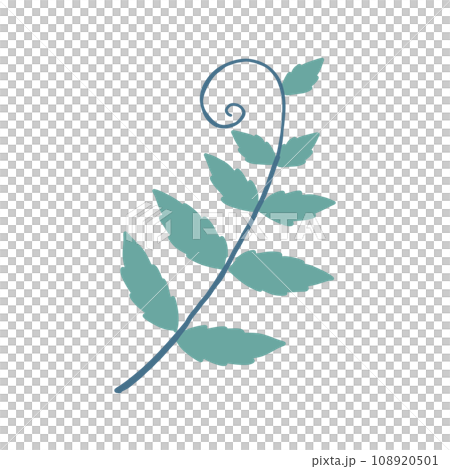 Leaf icon on white background 108920501
