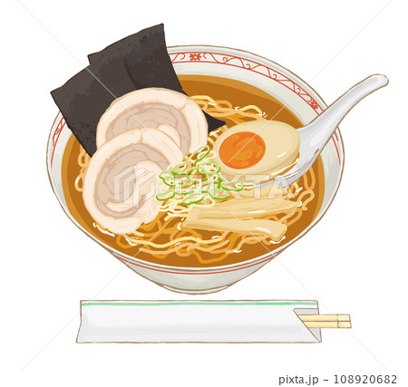 ラーメンのベクターイラスト ラーメンのベクターイラスト 108920682