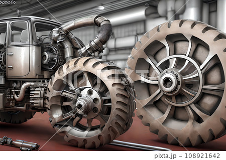 マシーンの背景素材 5 マシーンの背景素材 5 108921642
