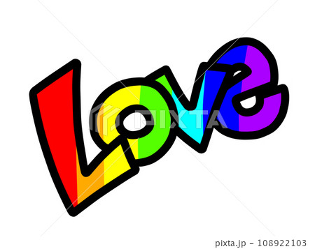 LOVE　文字イラスト 108922103